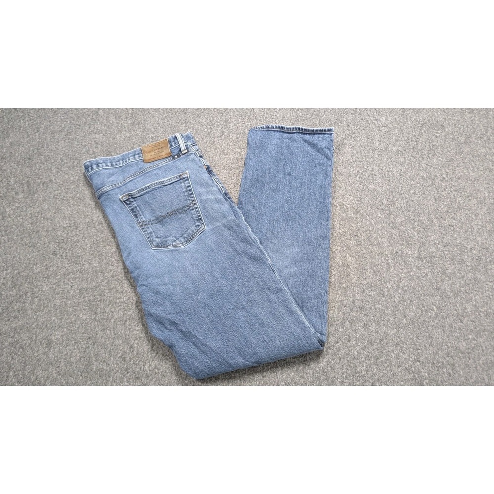 Lucky Brand Jeans Mens 40x34 Blue Vintage Straight Leg Stretch 363 Grunge Y2K